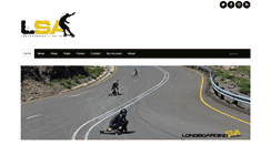 Desktop Screenshot of longboardingsa.co.za